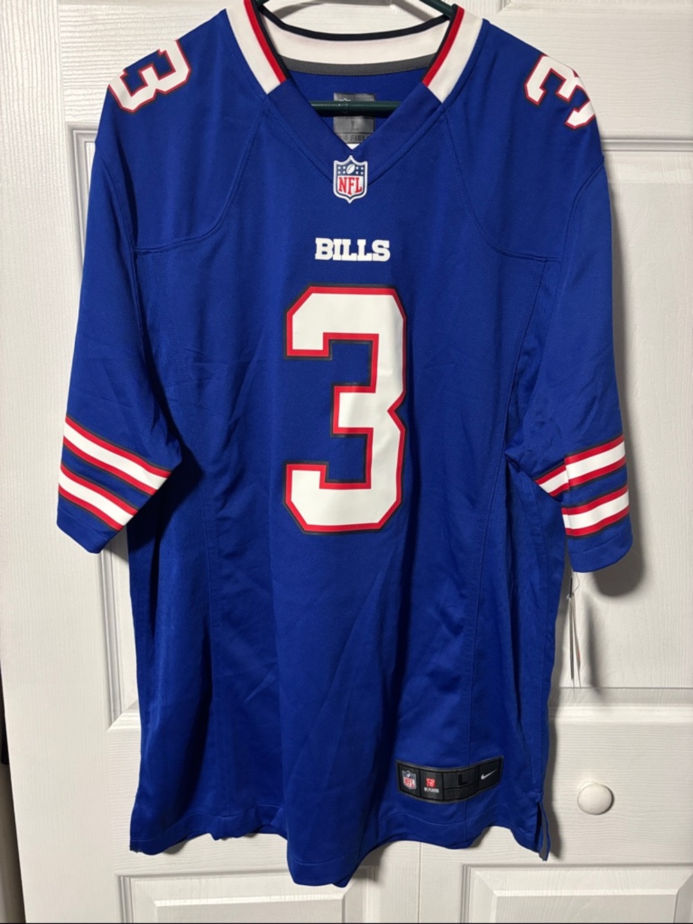 Buffalo Bills #3 Nike Royal Blue Football Jersey